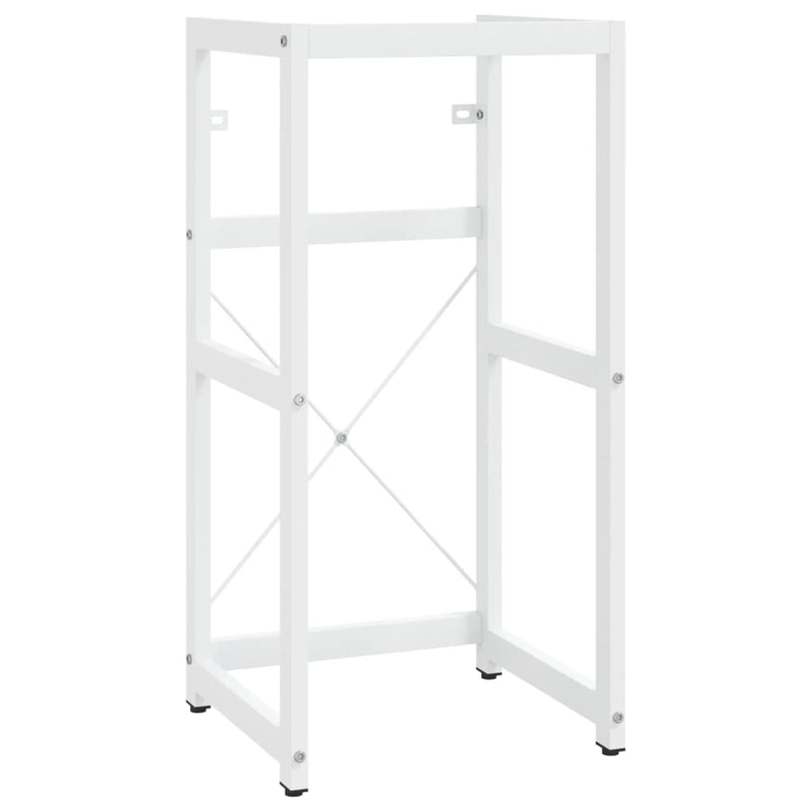 Wastafelframe Met Inbouwwastafel Ijzer Wit 40 x 38 x 83 cm