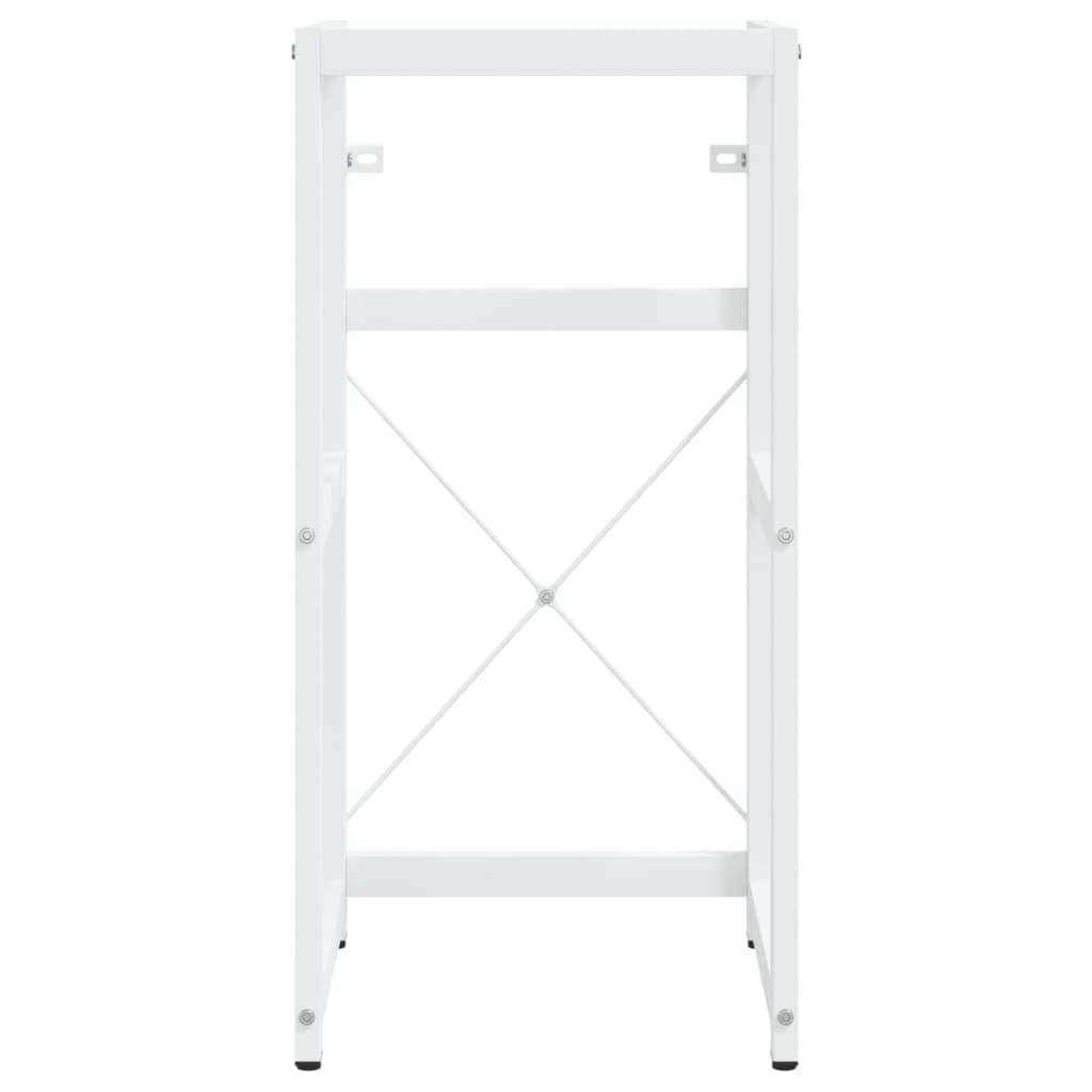 Wastafelframe Met Inbouwwastafel Ijzer Wit 40 x 38 x 83 cm