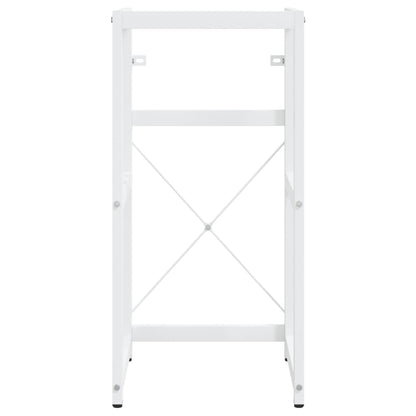 Wastafelframe Met Inbouwwastafel Ijzer Wit 40 x 38 x 83 cm