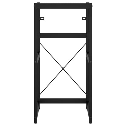 Wastafelframe Met Inbouwwastafel Ijzer 40 x 38 x 83 cm Zwart