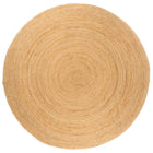 Round Braided Jute Rug 180 cm
