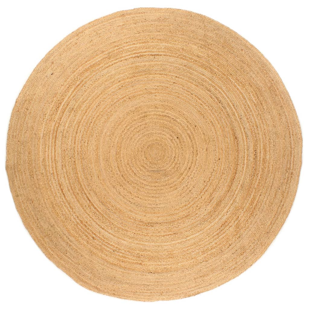 Tapijt Rond Gevlochten Jute 180 cm