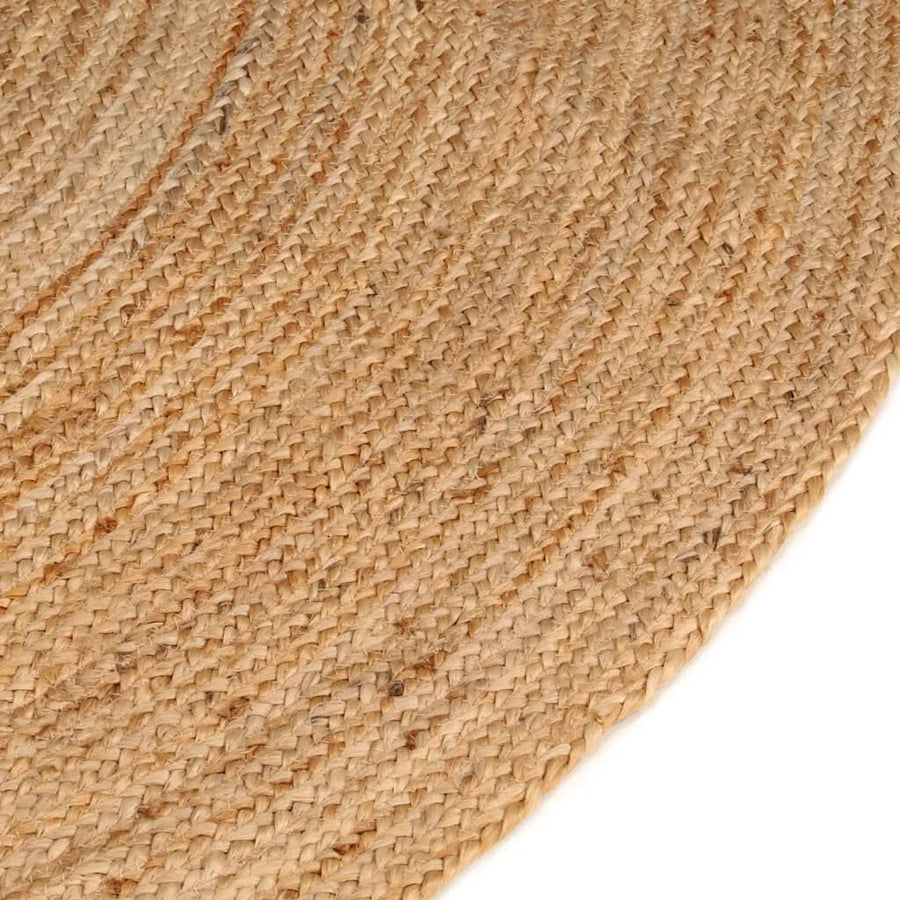Tapijt Rond Gevlochten Jute 180 cm