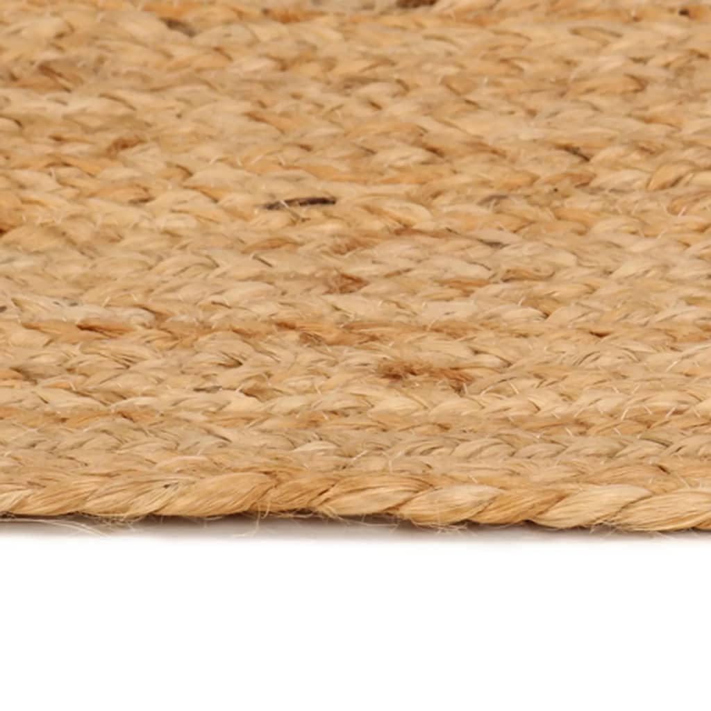 Tapijt Rond Gevlochten Jute 210 cm