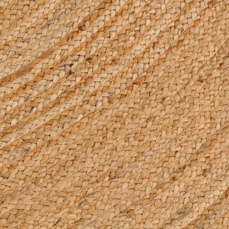 Tapijt Rond Gevlochten Jute 210 cm