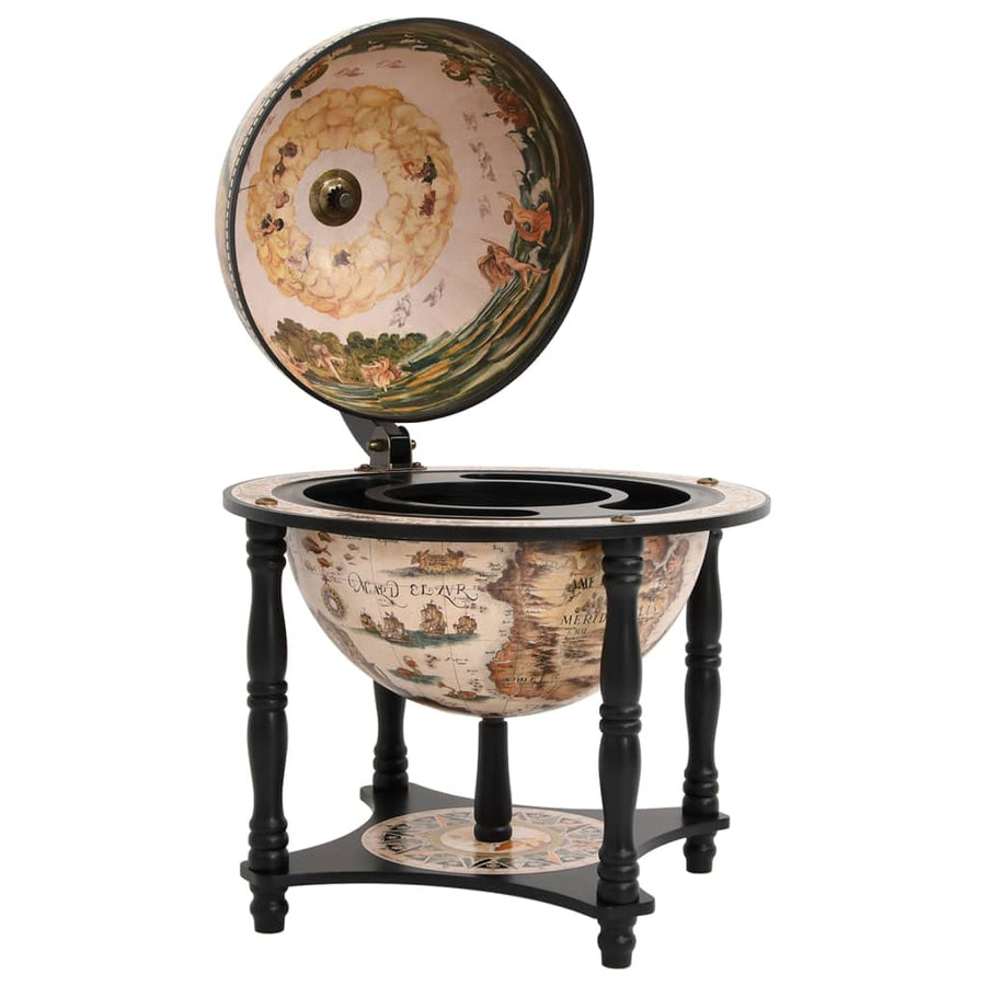 Globebar Massief Eucalyptushout Zwart