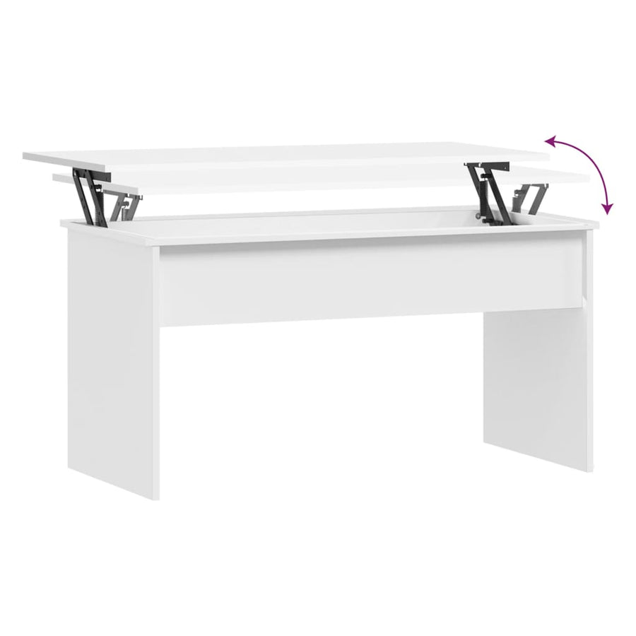 Salontafel 102X50,5X52,5 Cm Bewerkt Hout 102 x 55 x 52.5 cm