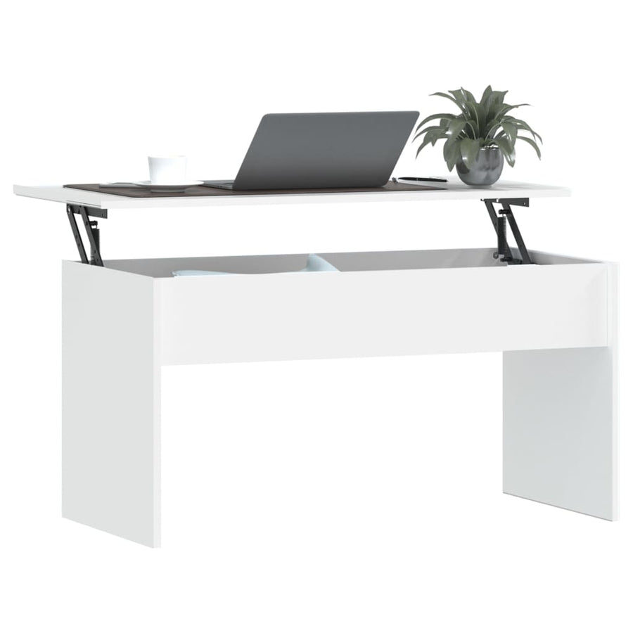 Salontafel 102X50,5X52,5 Cm Bewerkt Hout 102 x 55 x 52.5 cm