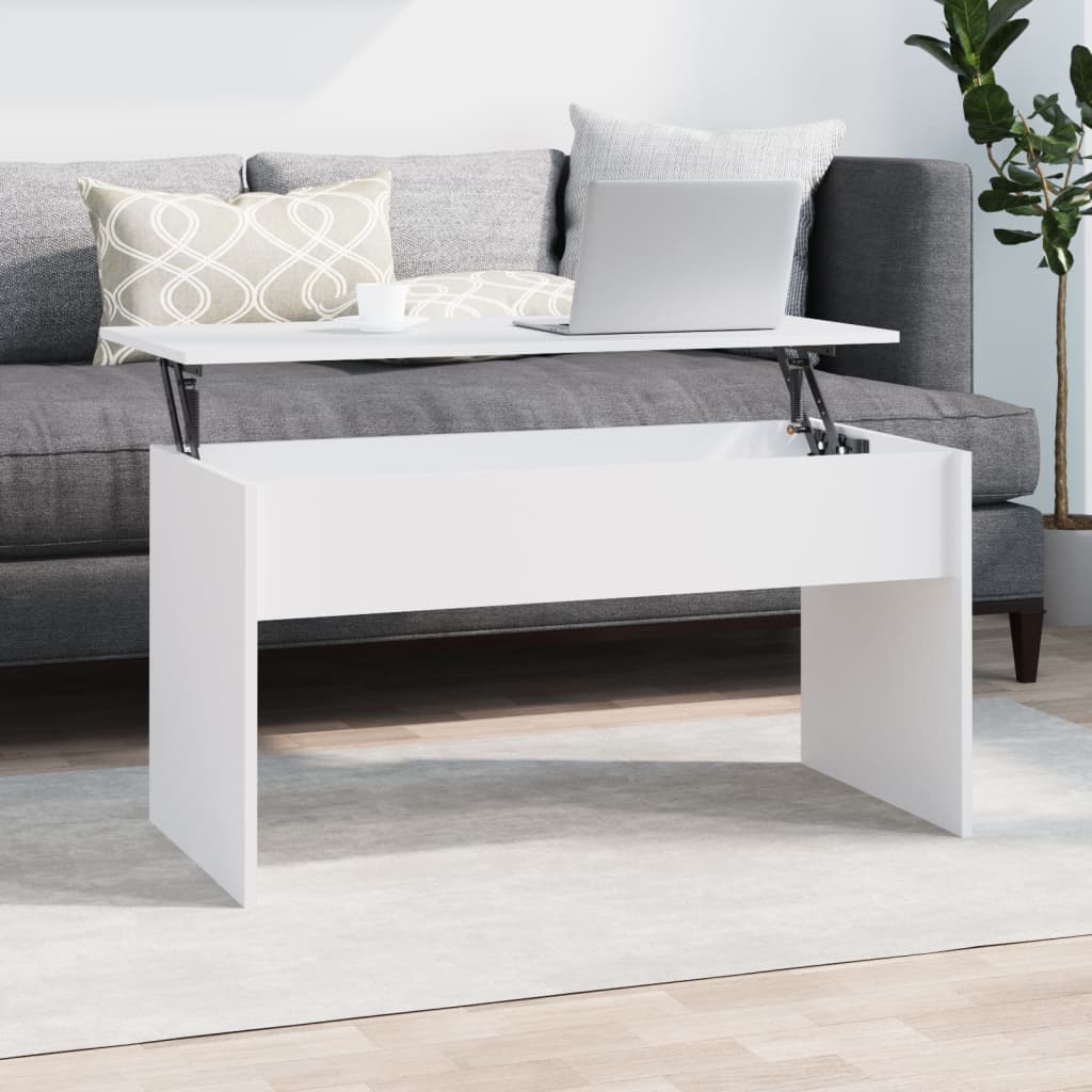 Salontafel 102X50,5X52,5 Cm Bewerkt Hout 102 x 55 x 52.5 cm