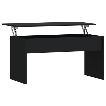 Salontafel 102x50,5x52,5 cm bewerkt hout zwart