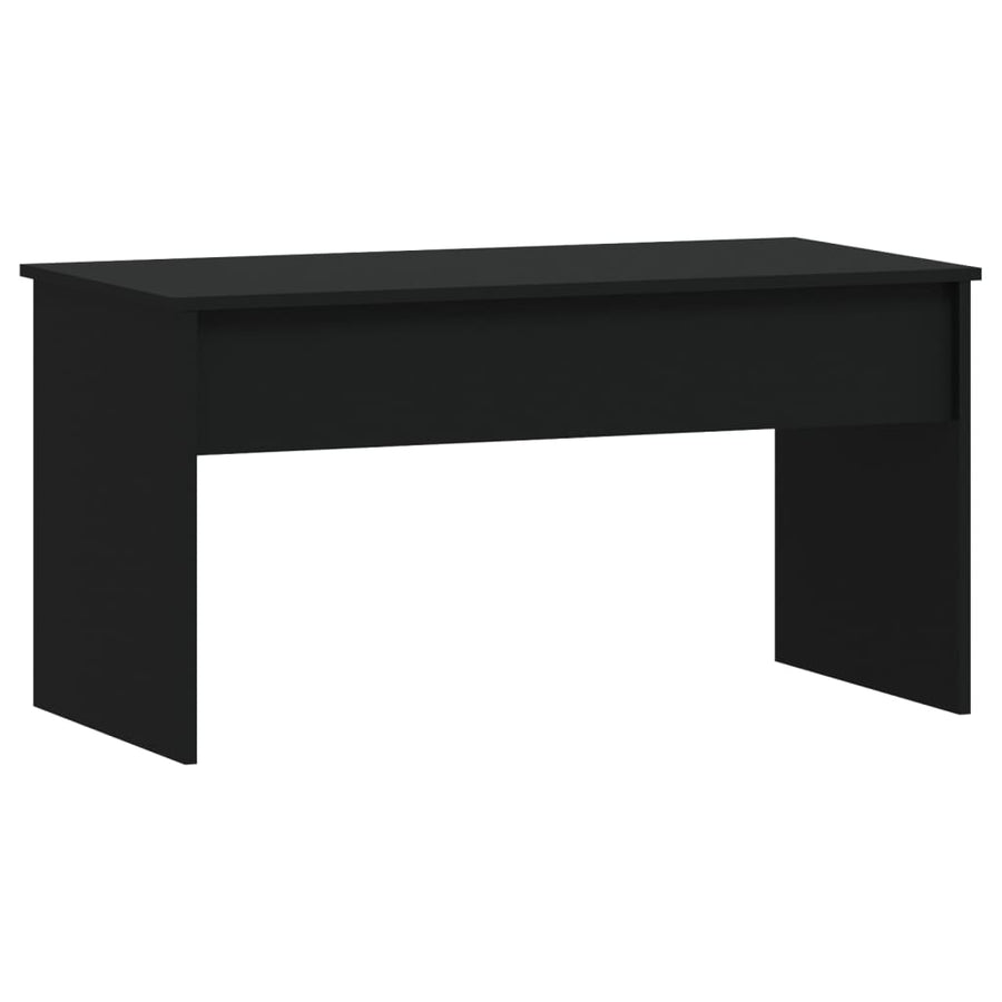 Salontafel 102x50,5x52,5 cm bewerkt hout zwart