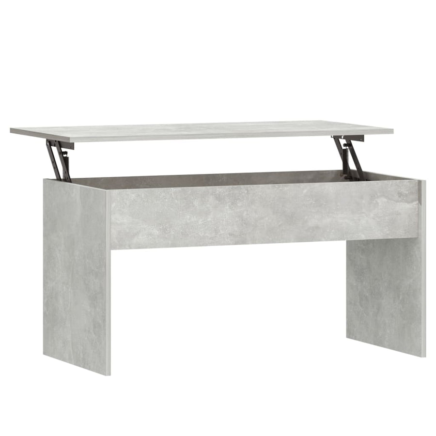 Salontafel 02X50,5X52,5 Cm Bewerkt Hout Betongrijs