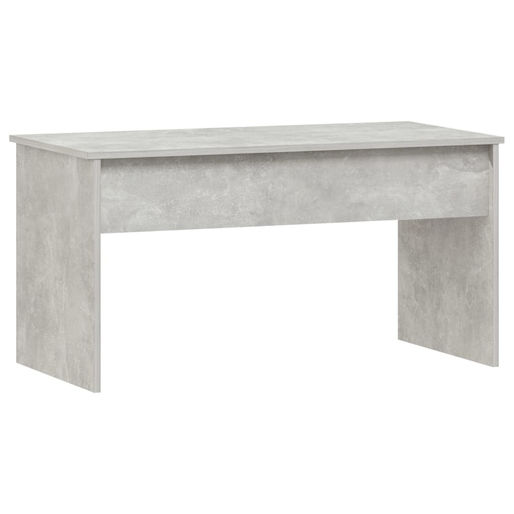 Salontafel 02X50,5X52,5 Cm Bewerkt Hout Betongrijs