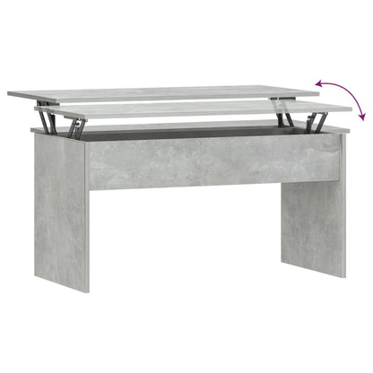 Salontafel 02X50,5X52,5 Cm Bewerkt Hout Betongrijs
