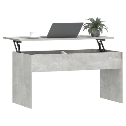 Salontafel 02X50,5X52,5 Cm Bewerkt Hout Betongrijs