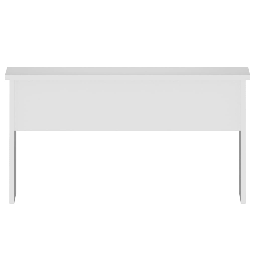 Salontafel 80X50,5X4,5 Cm Bewerkt Hout Wit