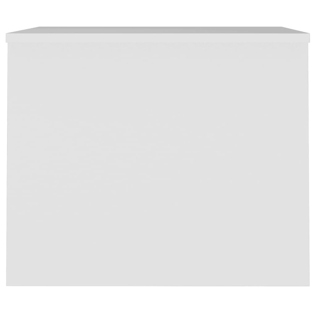 Salontafel 80X50,5X4,5 Cm Bewerkt Hout Wit