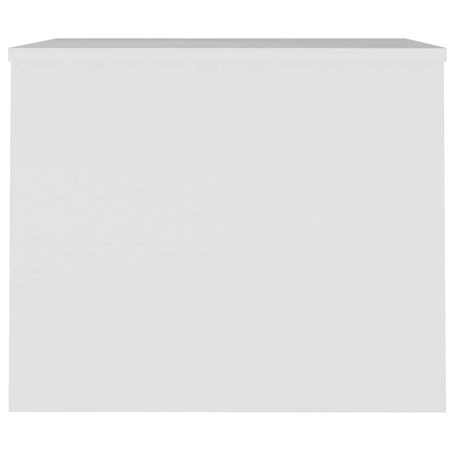 Salontafel 80X50,5X4,5 Cm Bewerkt Hout Wit