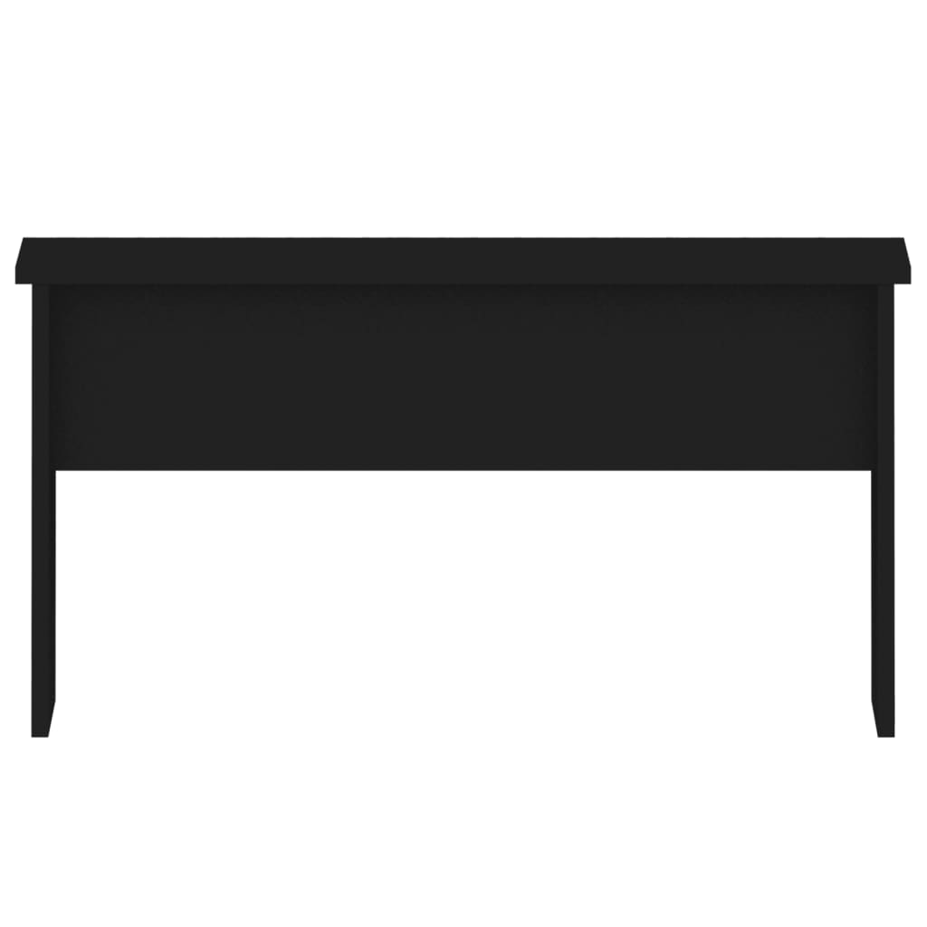 Salontafel 80x50,5x41,5 cm bewerkt hout zwart Zwart
