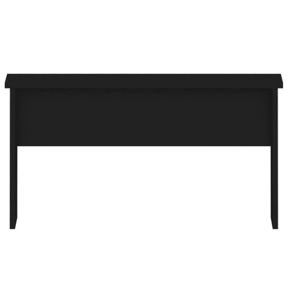 Salontafel 80x50,5x41,5 cm bewerkt hout zwart Zwart