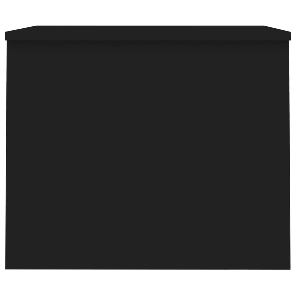 Salontafel 80x50,5x41,5 cm bewerkt hout zwart Zwart