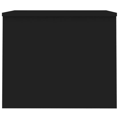 Salontafel 80x50,5x41,5 cm bewerkt hout zwart Zwart