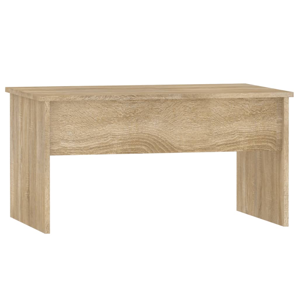 Salontafel 80x50,5x41,5 cm bewerkt hout sonoma eikenkleurig Sonoma eiken