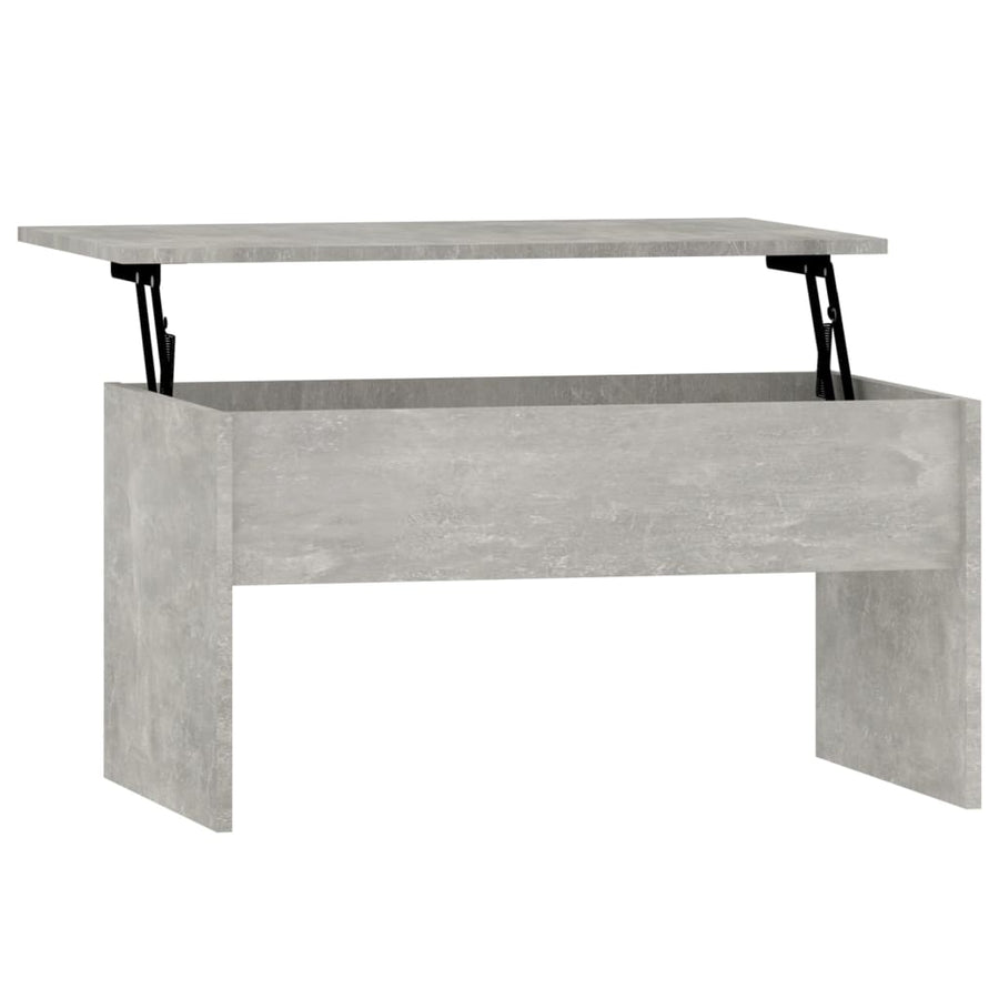 Salontafel 80x50,5x41,5 cm bewerkt hout betongrijs Betongrijs