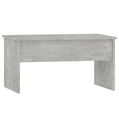 Salontafel 80x50,5x41,5 cm bewerkt hout betongrijs Betongrijs