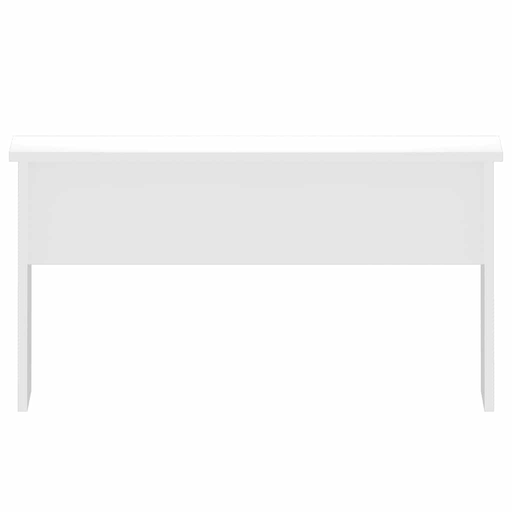 Salontafel 80x50,5x41,5 cm bewerkt hout hoogglans wit