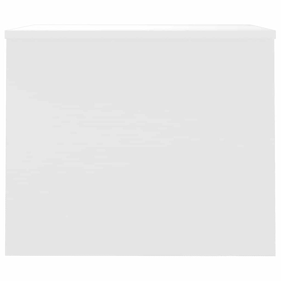 Salontafel 80x50,5x41,5 cm bewerkt hout hoogglans wit