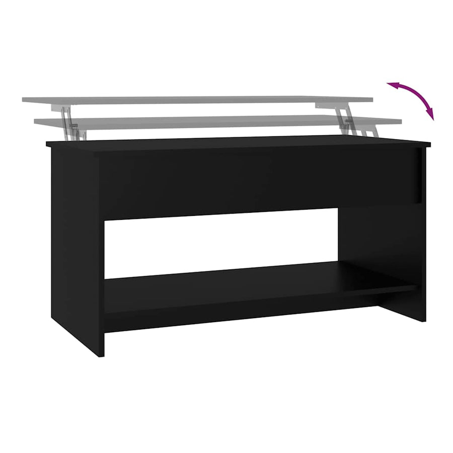 Salontafel 102X50X52,5 Cm Bewerkt Hout 102 x 50 x 52.5 cm