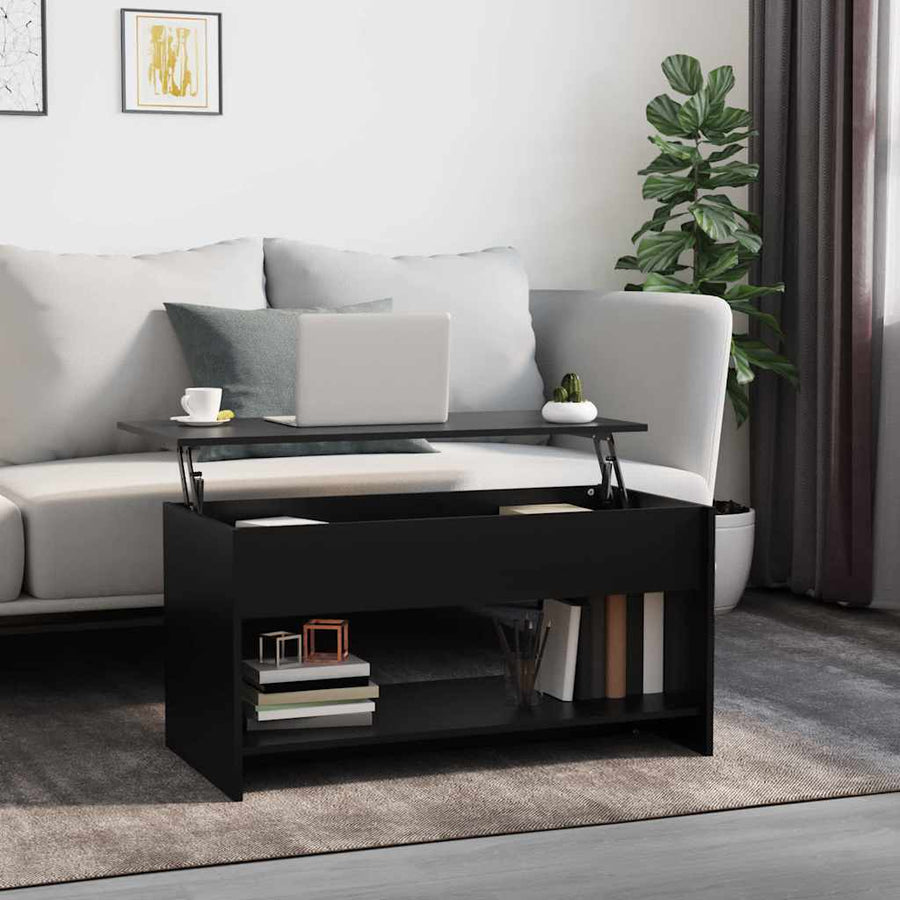 Salontafel 102X50X52,5 Cm Bewerkt Hout 102 x 50 x 52.5 cm
