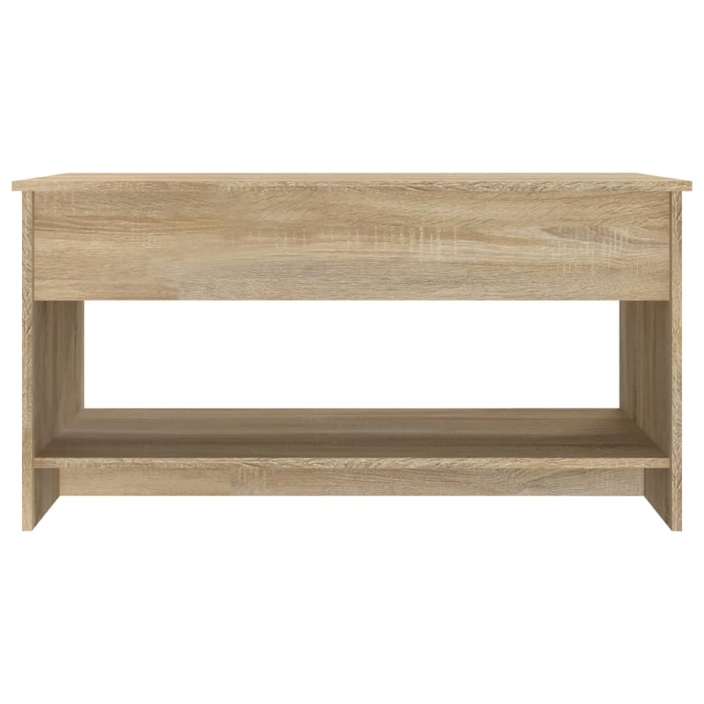 Salontafel 02X50X52,5 Cm Bewerkt Hout Kleurig Sonoma eiken