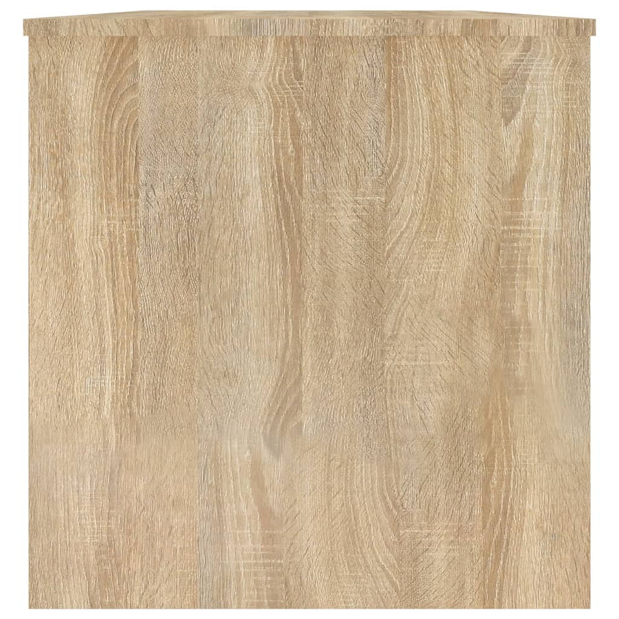 Salontafel 02X50X52,5 Cm Bewerkt Hout Kleurig Sonoma eiken
