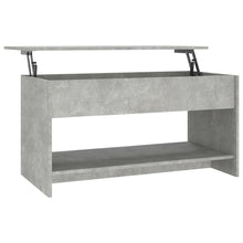 Salontafel 102X50X52,5 Cm Bewerkt Hout Betongrijs