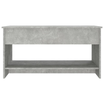 Salontafel 102X50X52,5 Cm Bewerkt Hout Betongrijs
