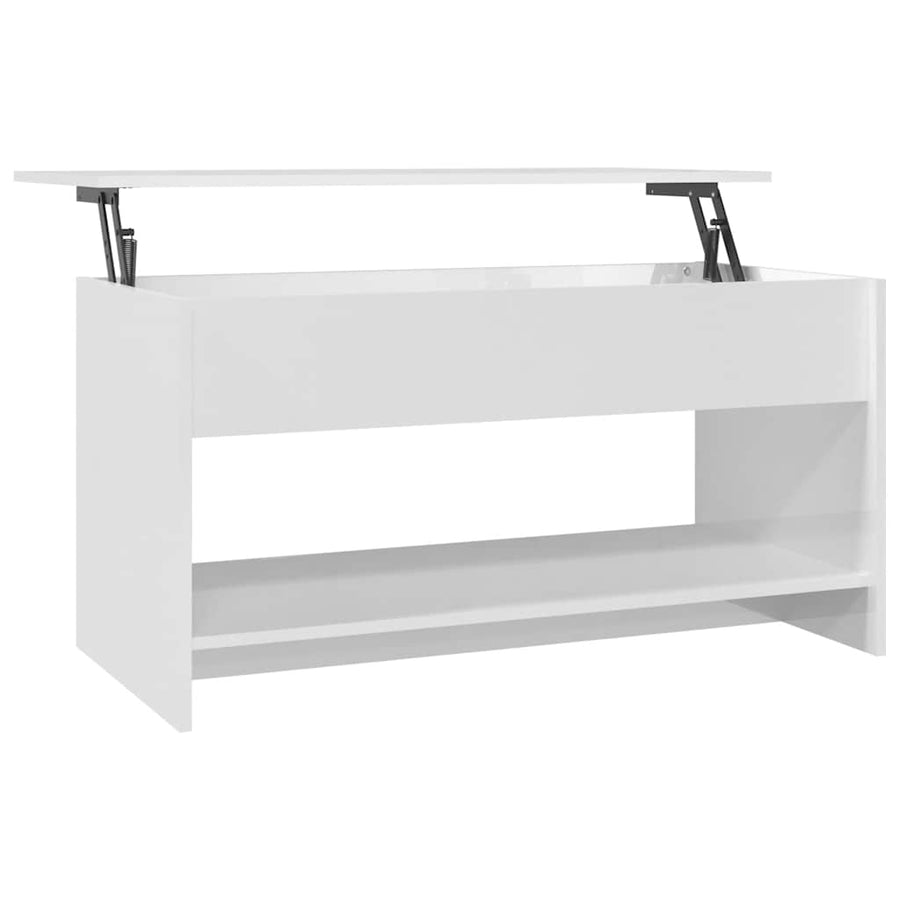 Salontafel 102X50X52,5 Cm Bewerkt Hout 102 x 50 x 52.5 cm