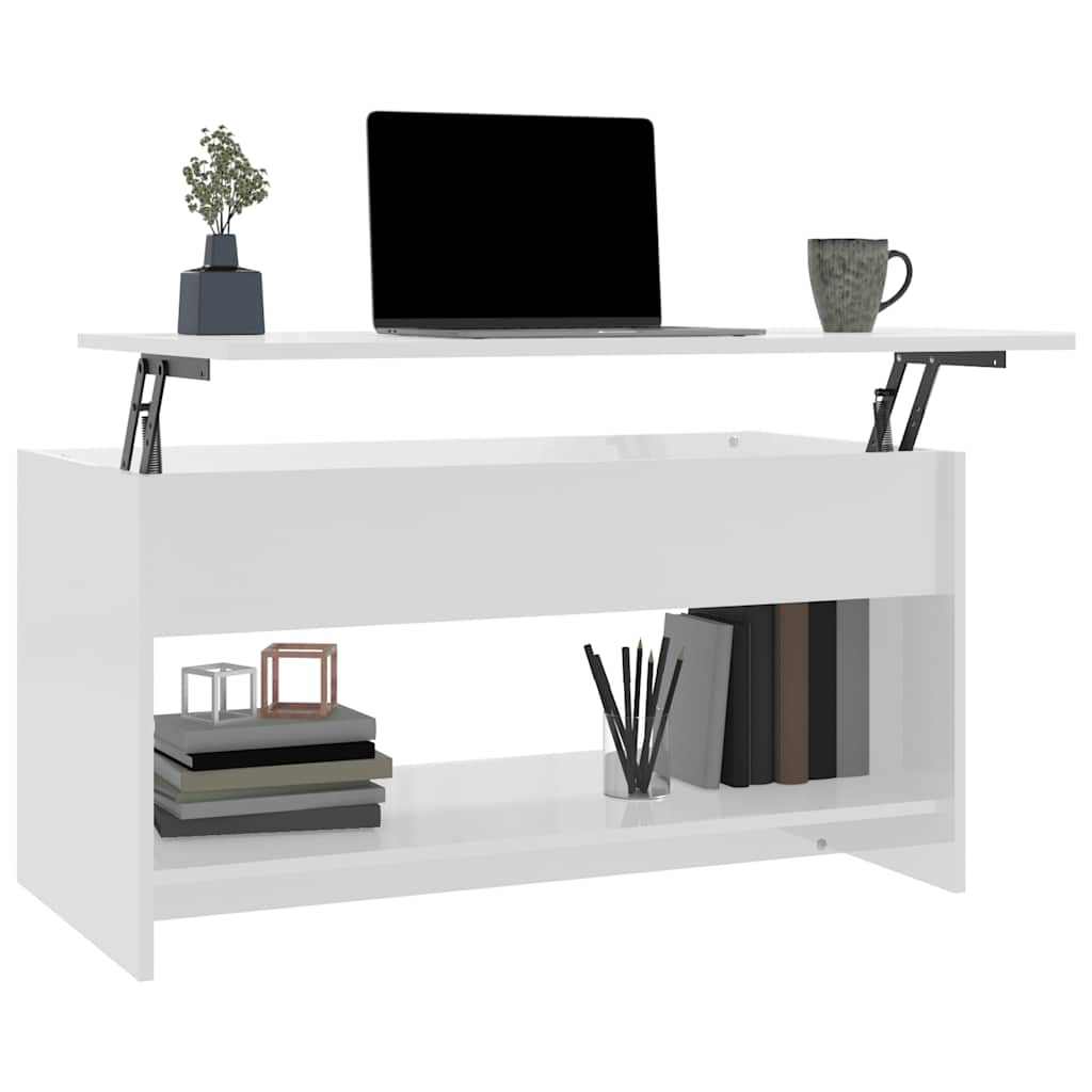 Salontafel 102X50X52,5 Cm Bewerkt Hout 102 x 50 x 52.5 cm