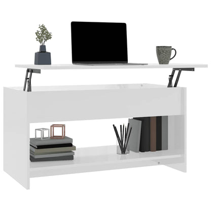 Salontafel 102X50X52,5 Cm Bewerkt Hout 102 x 50 x 52.5 cm