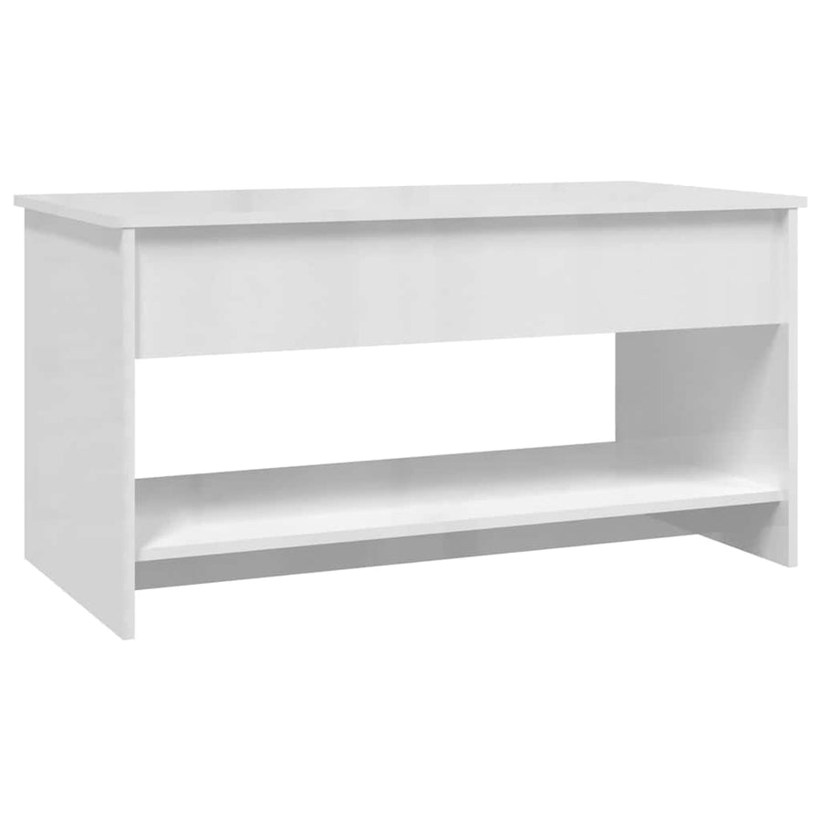 Salontafel 102X50X52,5 Cm Bewerkt Hout 102 x 50 x 52.5 cm