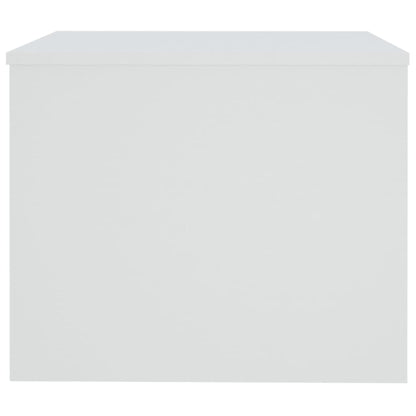 Salontafel 80X50X40 Cm Bewerkt Hout Wit