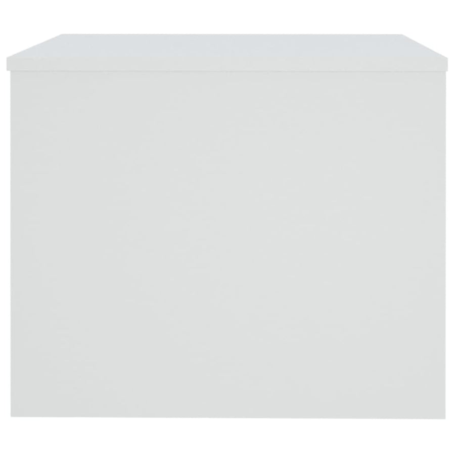 Salontafel 80X50X40 Cm Bewerkt Hout Wit