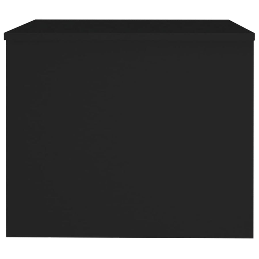 Salontafel 80x50x40 cm bewerkt hout zwart