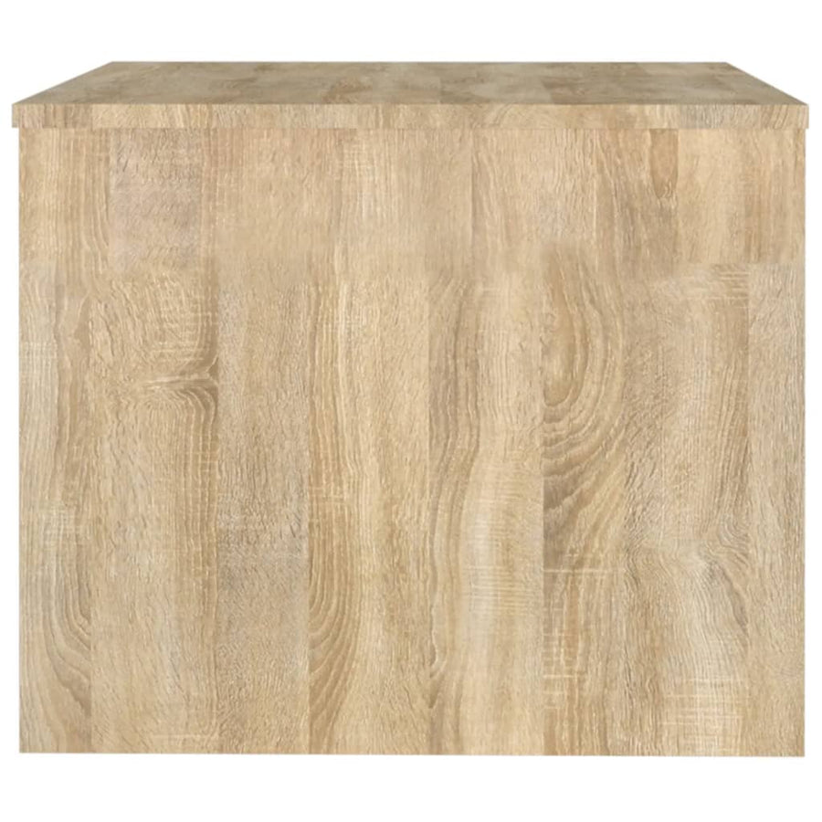 Salontafel 80x50x40 cm bewerkt hout sonoma eikenkleurig Sonoma eiken