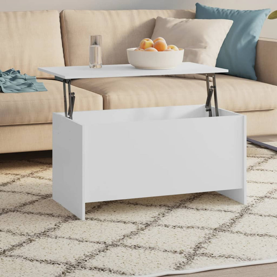 Salontafel 102X55,5X52,5 Cm Bewerkt Hout 102 x 55 x 52.5 cm