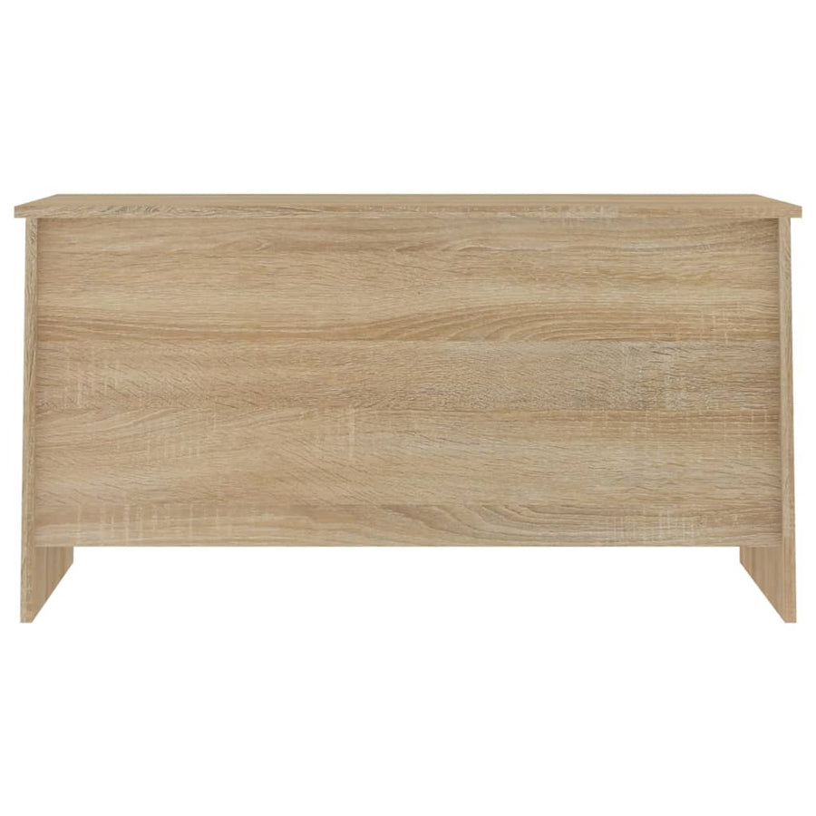 Salontafel 102X55,5X52,5 Cm Bewerkt Hout Kleurig 102 x 55 x 52.5 cm