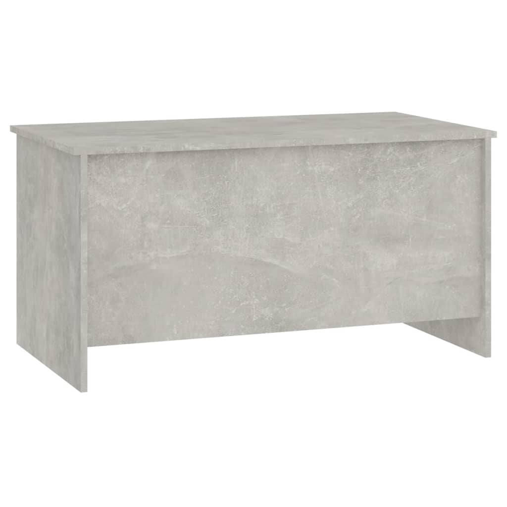 Salontafel 102X55,5X52,5 Cm Bewerkt Hout Betongrijs