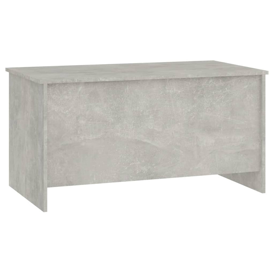 Salontafel 102X55,5X52,5 Cm Bewerkt Hout Betongrijs