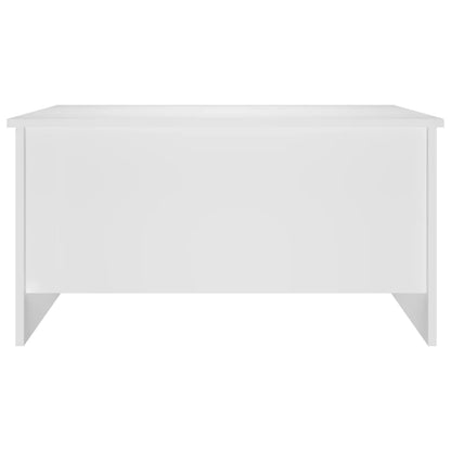 Salontafel 80x55,5x41,5 cm bewerkt hout wit